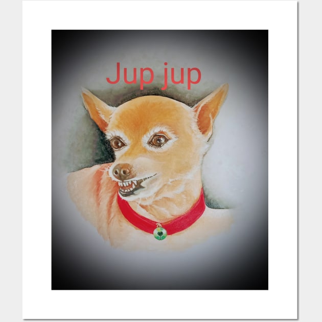 JUP JUP VIGNETTE Wall Art by Boo Legge